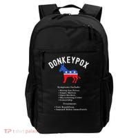 Funny Conservative Republican Anti Biden Donkeypox Backpack thumb 0