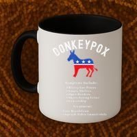 Funny Conservative Republican Anti Biden Donkeypox Coffee Mug thumb 2