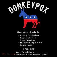 Funny Conservative Republican Anti Biden Donkeypox Coffee Mug thumb 5