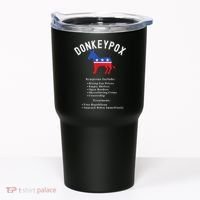 Funny Conservative Republican Anti Biden Donkeypox Tumbler thumb 0