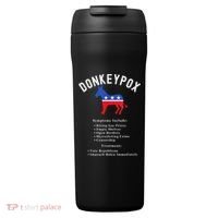 Funny Conservative Republican Anti Biden Donkeypox 24oz Duet Stainless Steel Tumbler thumb 0