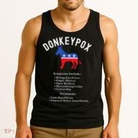 Funny Conservative Republican Anti Biden Donkeypox Tank Top thumb 3