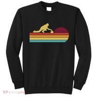 Funny Curling Retro Curler Ice Winter Sport Curlers Curling Gift Sweatshirt thumb 0