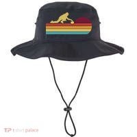 Funny Curling Retro Curler Ice Winter Sport Curlers Curling Gift Bucket Hat thumb 0