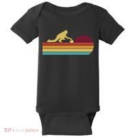 Funny Curling Retro Curler Ice Winter Sport Curlers Curling Gift Baby Bodysuit thumb 0