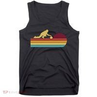 Funny Curling Retro Curler Ice Winter Sport Curlers Curling Gift Tank Top thumb 0