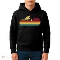 Funny Curling Retro Curler Ice Winter Sport Curlers Curling Gift Kids Hoodie thumb 4