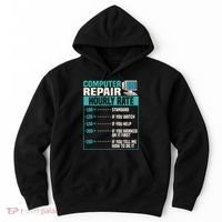 Funny Computer Repair Hourly Rate Hoodie thumb 0