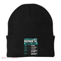 Funny Computer Repair Hourly Rate Beanie thumb 0