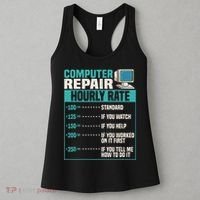 Funny Computer Repair Hourly Rate Women's Tank Top thumb 3