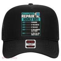 Funny Computer Repair Hourly Rate Hat thumb 0