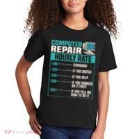 Funny Computer Repair Hourly Rate Kids T-Shirt thumb 2