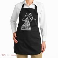 Funny Chicken Rooster Saying Fuck Apron thumb 2
