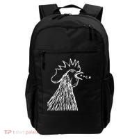 Funny Chicken Rooster Saying Fuck Backpack thumb 0