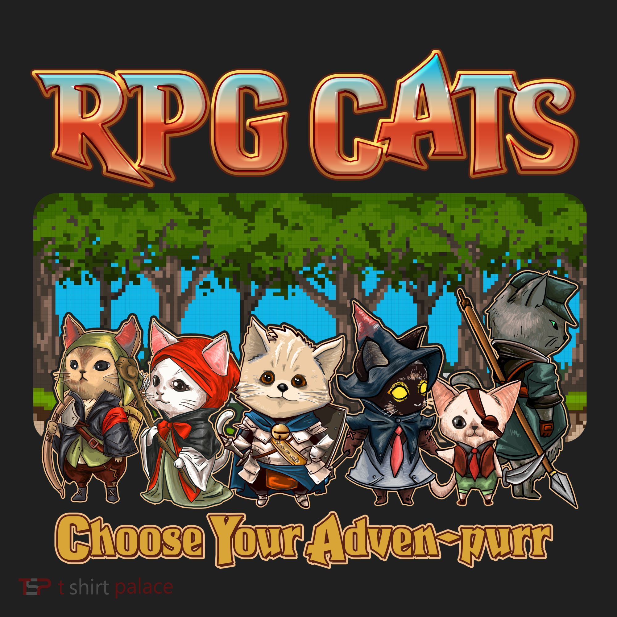 Funny Cute RPG Cats Choose Your Advenpurr Women's Sweatshirt