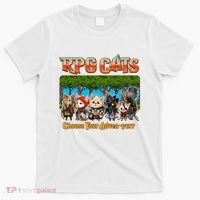 Funny Cute RPG Cats Choose Your Advenpurr T-Shirt thumb 0