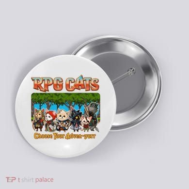 Funny Cute RPG Cats Choose Your Advenpurr Button