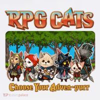 Funny Cute RPG Cats Choose Your Advenpurr Women's Hoodie thumb 2