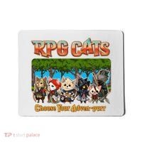 Funny Cute RPG Cats Choose Your Advenpurr Mousepad thumb 0