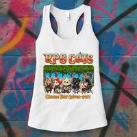 Funny Cute RPG Cats Choose Your Advenpurr Women's Tank Top thumb 3