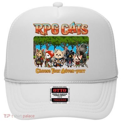 Funny Cute RPG Cats Choose Your Advenpurr Hat