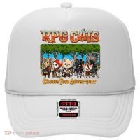 Funny Cute RPG Cats Choose Your Advenpurr Hat thumb 0
