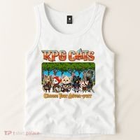 Funny Cute RPG Cats Choose Your Advenpurr Tank Top thumb 2
