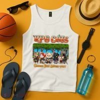 Funny Cute RPG Cats Choose Your Advenpurr Tank Top thumb 4