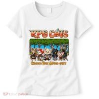 Funny Cute RPG Cats Choose Your Advenpurr Women's T-Shirt thumb 0
