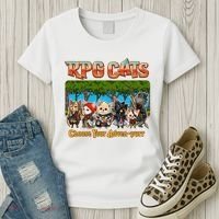 Funny Cute RPG Cats Choose Your Advenpurr Women's T-Shirt thumb 3