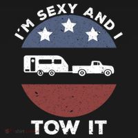 Funny Camping Rv Im Sexy And I Tow It Gift Bucket Hat thumb 4