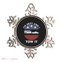 Funny Camping Rv Im Sexy And I Tow It Gift Ornament thumb 0