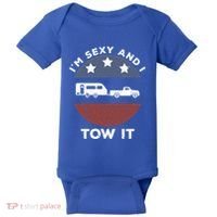 Funny Camping Rv Im Sexy And I Tow It Gift Baby Bodysuit thumb 0
