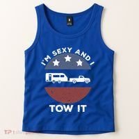 Funny Camping Rv Im Sexy And I Tow It Gift Tank Top thumb 2
