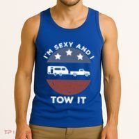 Funny Camping Rv Im Sexy And I Tow It Gift Tank Top thumb 3