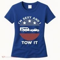 Funny Camping Rv Im Sexy And I Tow It Gift Women's T-Shirt thumb 0