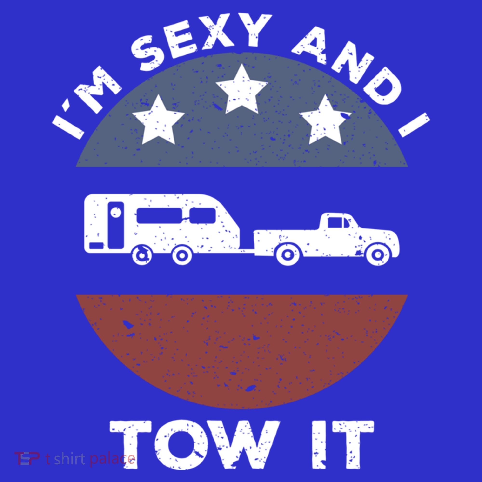 Funny Camping Rv Im Sexy And I Tow It Gift Kids Sweatshirt