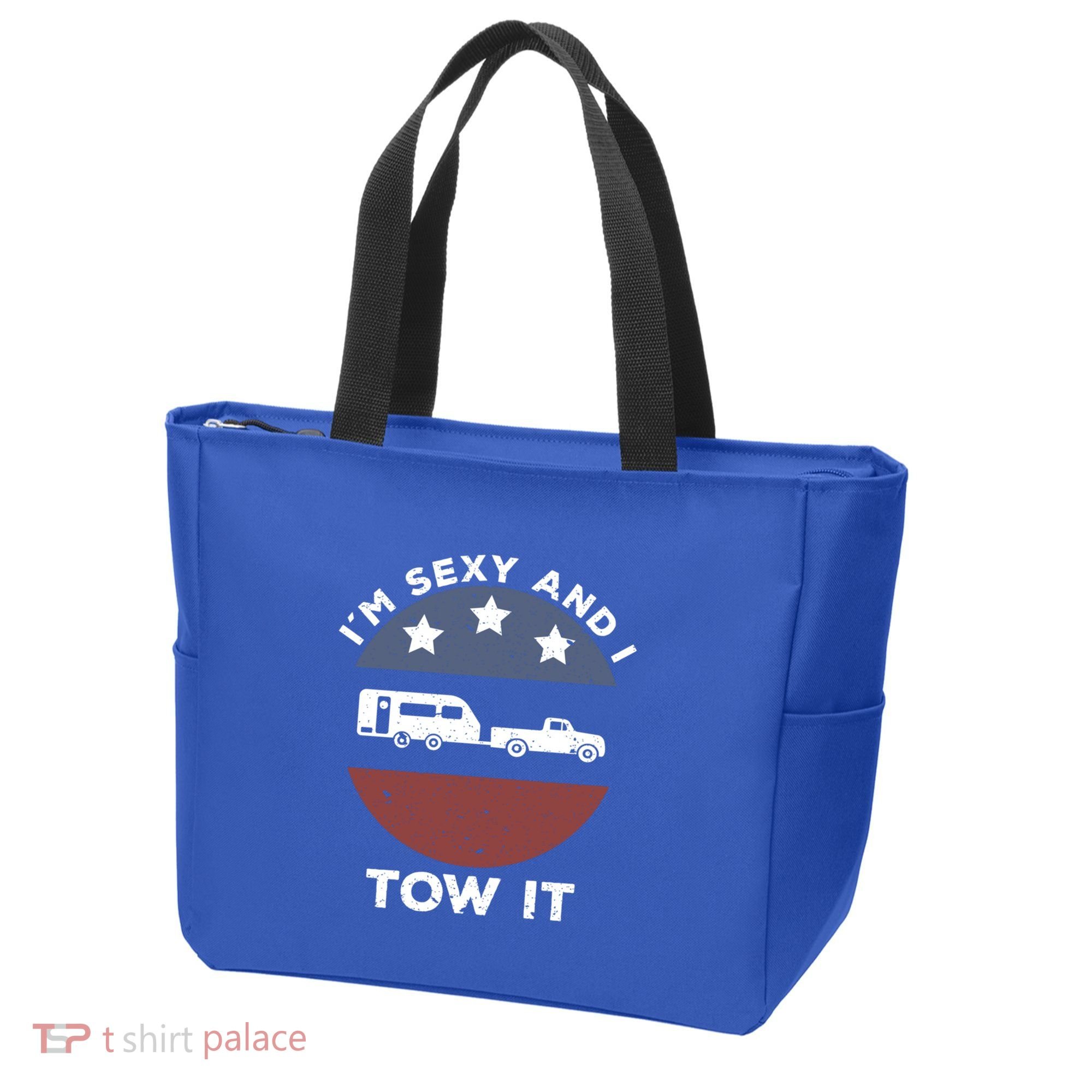 Funny Camping Rv Im Sexy And I Tow It Gift Tote Bag