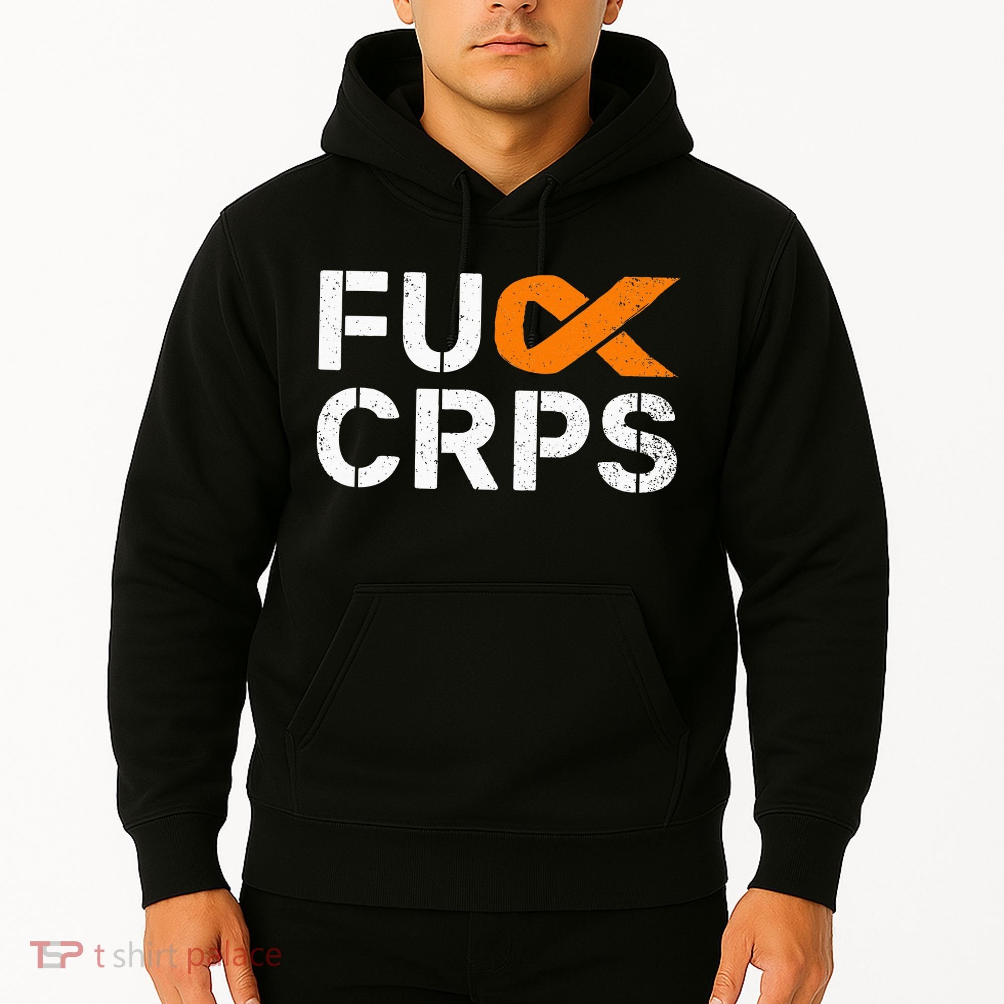 Fuck CRPS RSD Awareness Orange Ribbon Warrior Support Hoodie