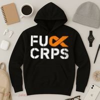 Fuck CRPS RSD Awareness Orange Ribbon Warrior Support Hoodie thumb 3