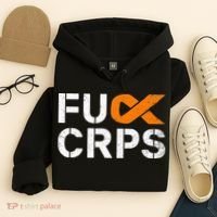 Fuck CRPS RSD Awareness Orange Ribbon Warrior Support Hoodie thumb 4