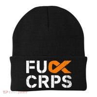 Fuck CRPS RSD Awareness Orange Ribbon Warrior Support Beanie thumb 0