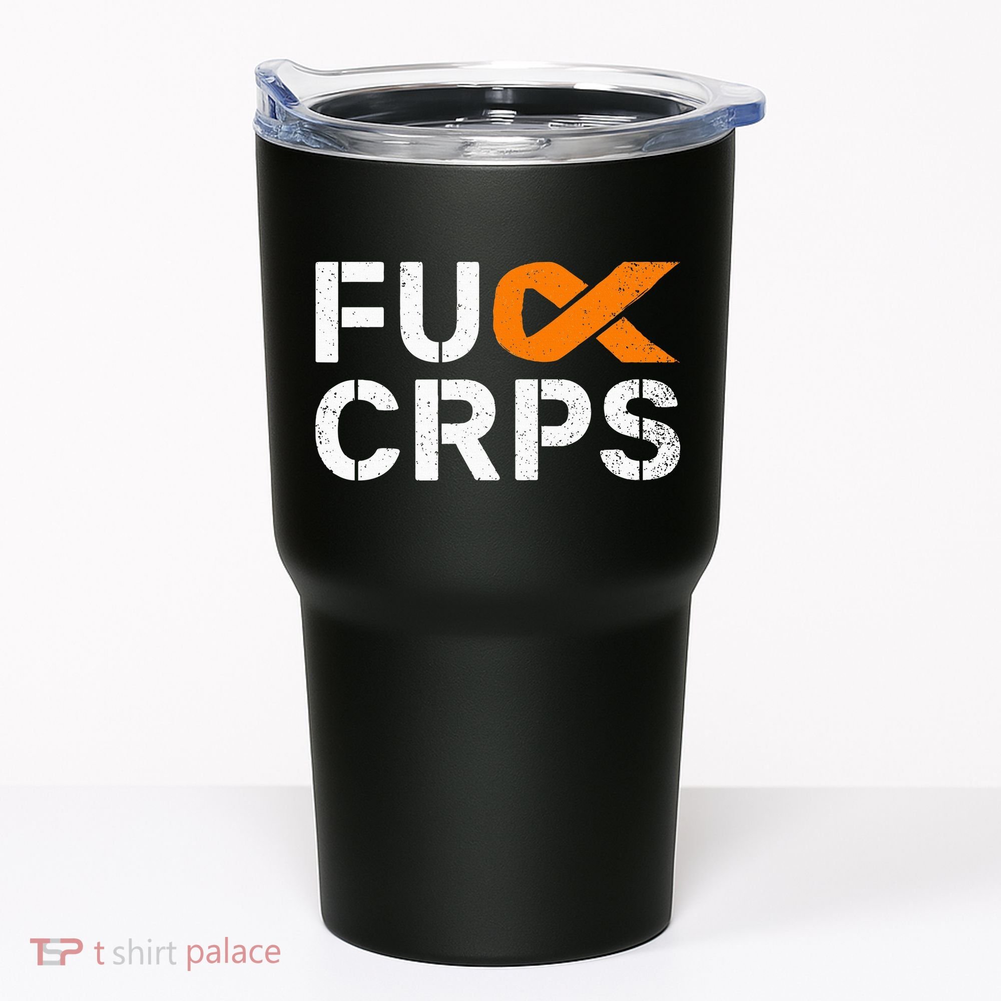 Fuck CRPS RSD Awareness Orange Ribbon Warrior Support Tumbler