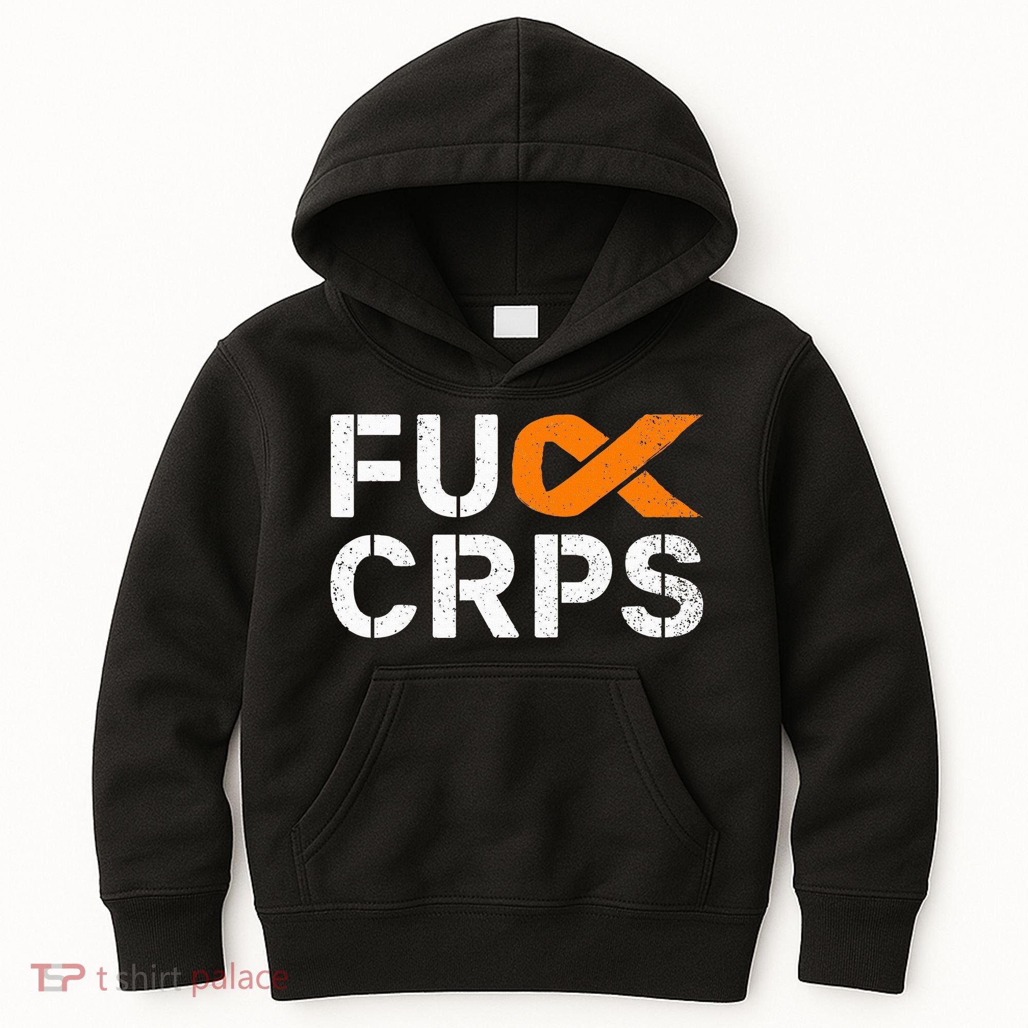 Fuck CRPS RSD Awareness Orange Ribbon Warrior Support Kids Hoodie