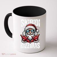 Funny Christmas Rizz Santa Ski Bi Di Rizzmas Coffee Mug thumb 0