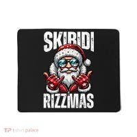 Funny Christmas Rizz Santa Ski Bi Di Rizzmas Mousepad thumb 0