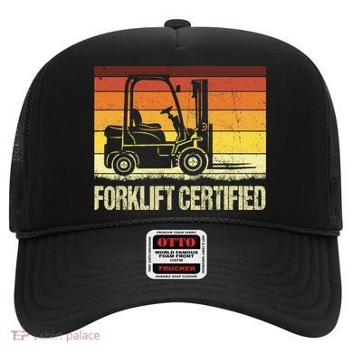 Forklift Certified Retro Forklift Operator Forklift Driver Hat