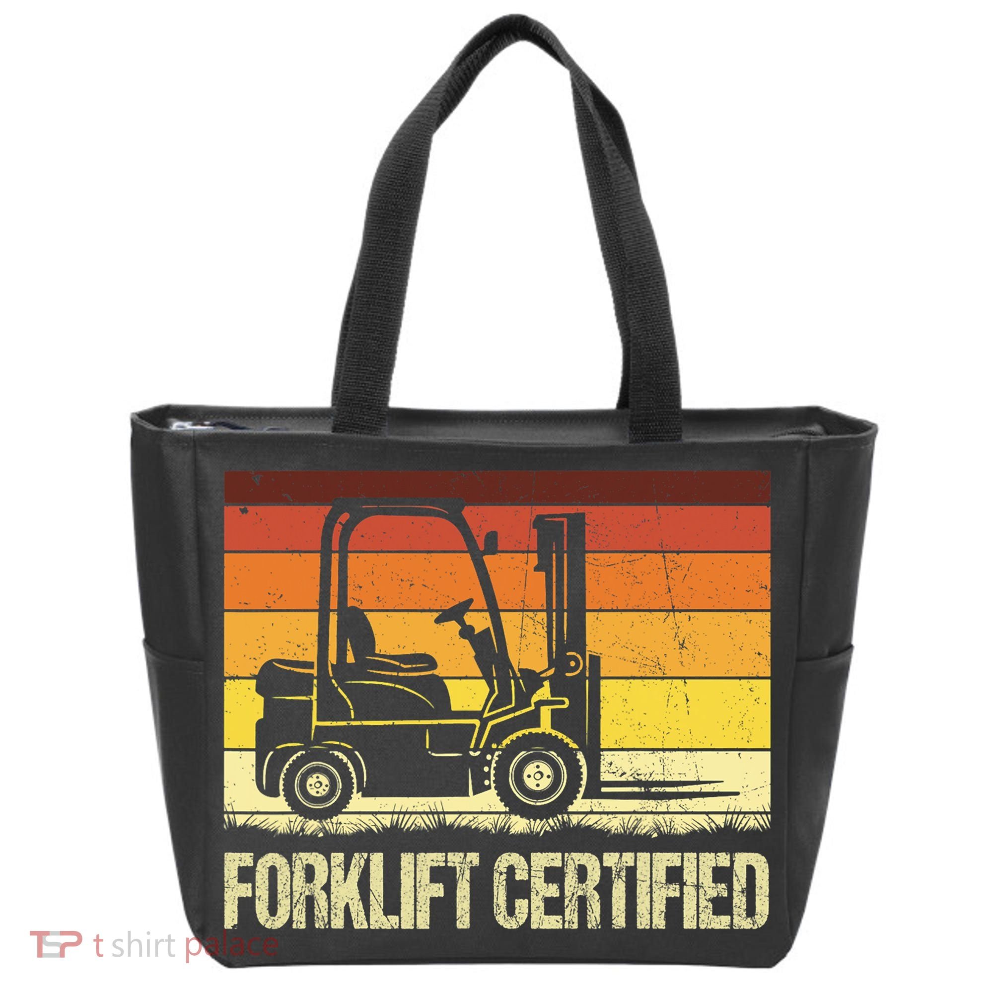 Forklift Certified Retro Forklift Operator Forklift Driver Tote Bag
