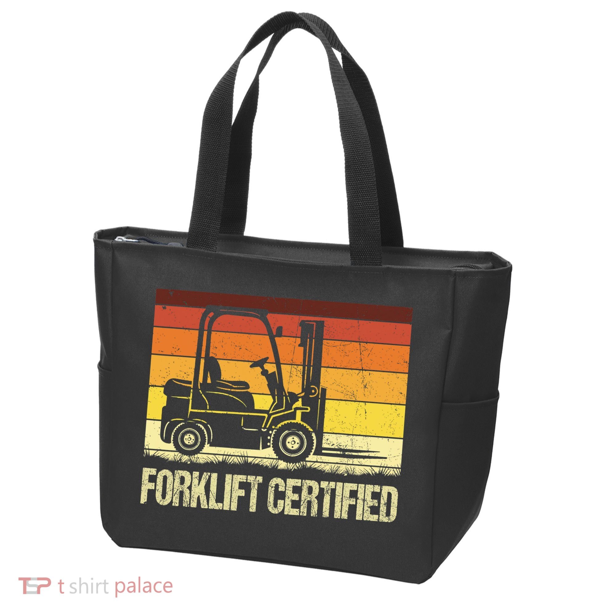 Forklift Certified Retro Forklift Operator Forklift Driver Tote Bag