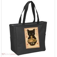 Funny Cat Ramen Graphic Japanese Kawaii Anime Cat Tote Bag thumb 2
